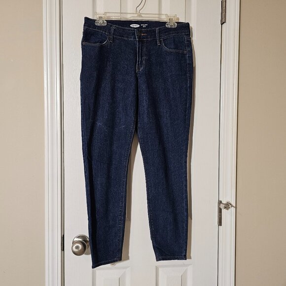Old Navy Super Skinny Ankle Mid Rise Jeans 30x26 - Picture 1 of 10